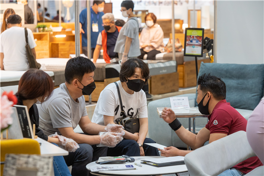 2021년 고양가구박람회 전경, 주최측 제공